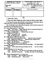 Đề kiểm tra học kì II Tiếng việt lớp 5 (Phần viết) - Năm học 2016-2017 - Trường Tiểu học La Ngâu